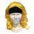 Peruca Longa Lisa com Faixa - Imagem 1