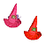 Tiara Chapéu Bruxa Caveira - Imagem 1