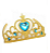 Coroa Princesa Coração Ouro - Imagem 4
