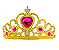Coroa Princesa Coração Ouro - Imagem 2