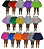 Saia Tule 30 Cm LX - Imagem 1