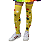 Meia 7/8 Bolinhas Coloridas Adulto - Imagem 1