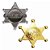 Distintivo Policial Xerife - Imagem 1