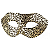 Máscara Veneziana Tecido Mosaico 51 - Imagem 2