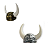 Chapéu Viking Caveira - Imagem 1