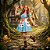 Fantasia Alice Suspensório Adulto - SOMENTE ALUGUEL - Imagem 1