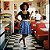 Fantasia Feminina Anos 60 Vestido Collant MM Azul - SOMENTE ALUGUEL - Imagem 1