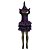 Bruxa Corpete Morcegos Roxo - SOMENTE ALUGUEL - Imagem 1