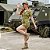 Fantasia Feminina Exército Mini Saia Adulto - SOMENTE ALUGUEL - Imagem 1