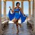 Fantasia Grega Curta Royal Adulto - SOMENTE ALUGUEL - Imagem 1