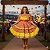 Fantasia Vestido Junino Florido Rendas Adulto - SOMENTE ALUGUEL - Imagem 1