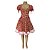 Vestido Junino Luxo Laranja - SOMENTE ALUGUEL - Imagem 1