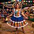 Fantasia Vestido Junino Tropical Miranda Adulto - SOMENTE ALUGUEL - Imagem 1