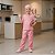 Fantasia Infantil Pijama Cirúrgico Médico Rosa - Imagem 1