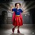 Fantasia Infantil Super Girl Vestido (3) - Imagem 1