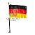 Mini Bandeira Alemanha c/ Haste Enfeite - Imagem 1