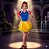 Fantasia Infantil Branca de Neve Leg - Imagem 1