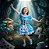 Fantasia Infantil Alice no País das Maravilhas Muv - Imagem 1