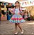 Fantasia Infantil Festa Junina Feminina - Crochê - Imagem 1