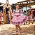 Fantasia Infantil Festa Junina - Rosa Rômantica Fan - Imagem 1