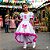Fantasia Infantil Festa Junina Feminino Noivinha Gata Marabú - Imagem 1