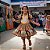 Fantasia Infantil Festa Junina Feminino - Xadrez Florido - Imagem 1