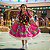 Fantasia Infantil Festa Junina Feminino - Rosas Coloridas 5898 - Imagem 1