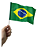Bandeira Brasil s/ Haste Papel - Imagem 1