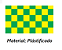 Bandeira Brasil Decorativa Quadriculada - Imagem 1