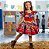 Vestido Bandeirinha Vermelho Festa Junina - Imagem 1