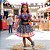 Conjunto Coracao Xadrez Preto Festa Junina - Imagem 1