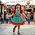 Fantasia Infantil Festa Junina Feminino - Arraiá c/ Bolero 1717 - Imagem 1
