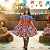 Fantasia Infantil Festa Junina Feminino - Xadrez com Corset 1821 - Imagem 1