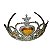 Tiara Princesa Móvel Plástico Prata - Imagem 2