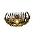 Tiara Mini Coroa de Pente Corações - Imagem 3