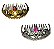 Tiara Mini Coroa de Pente Corações - Imagem 1