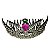 Tiara Mini Coroa Pontas prata - Imagem 1