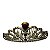 Tiara Média Coroa Gota prata - Imagem 1