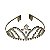 Tiara Coroa Princesa Metal c/ Strass - Imagem 3