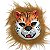 Máscara Tigre Infantil EVA - Imagem 1