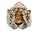 Máscara Tigre Estampada - Imagem 1