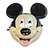 Máscara Mickey Plástico Mole - Imagem 1