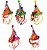 Tiara Palhacinha Glitter Luxo - Imagem 1