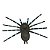 Aranha Veludo Grande Brilhante - Imagem 1