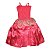 Fantasia Infantil Feminina Princesa Brilho Pink Lt - Imagem 2