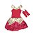 Fantasia Baby Feminina Princesa Alças Glitter Pink Lt - Imagem 1