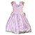 Fantasia Infantil Feminina Rapunzel Glitter Lj - Imagem 2