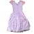 Fantasia Infantil Feminina Rapunzel Lj - Imagem 2