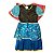 Fantasia Infantil Feminina Camponesa Gelo Glitter Lj - Imagem 1