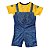 Fantasia Infantil Macacão Curto Minions - Imagem 1